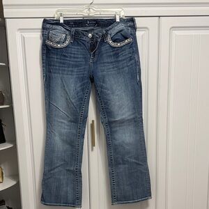 Vigoss Women's Boot Cut Jeans - Blue